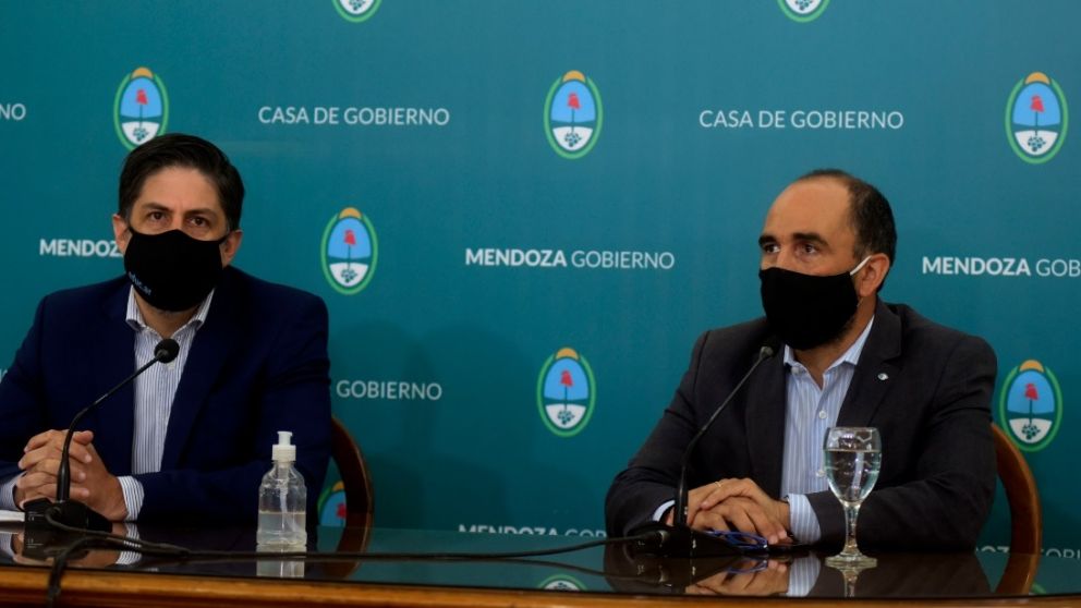 Nicolás Trotta junto a José Thomas/Prensa Gobierno Mendoza