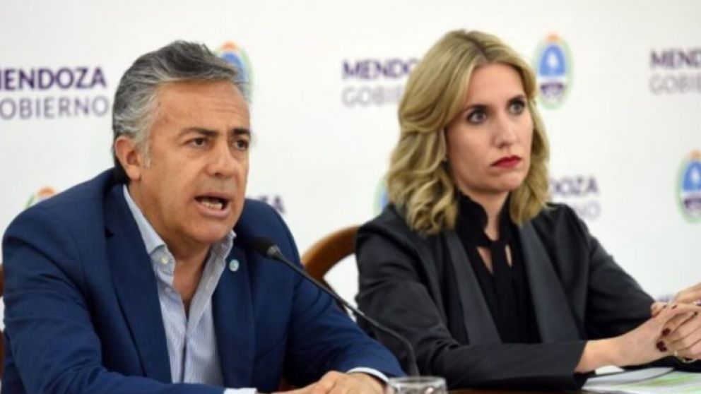 Alfredo Cornejo junto a Jimena Latorre/NA