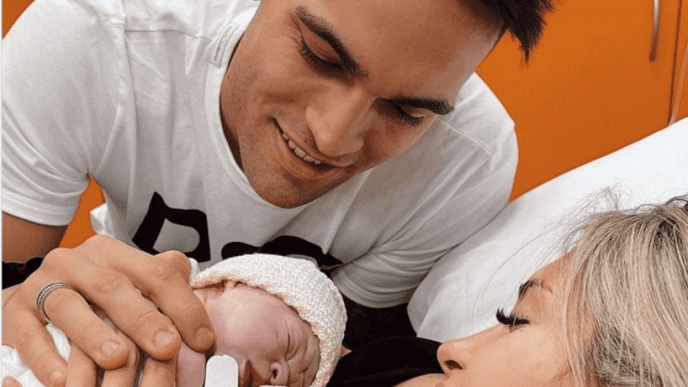 Le dieron el alta a Nina, la hija de Lautaro Martínez que estaba internada en el Notti