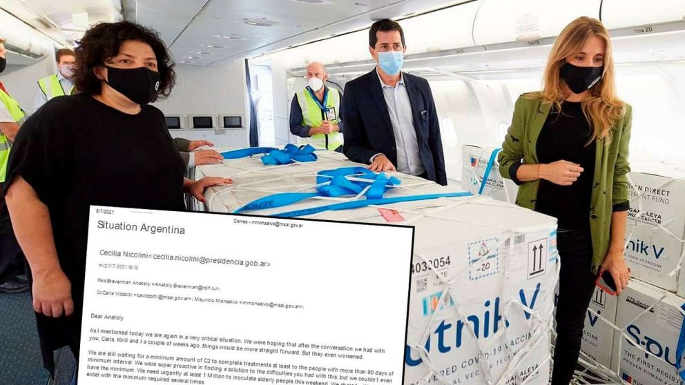 El gobierno argentino amenazó con cancelar el contrato con Rusia por las demoras en el envío de las Sputnik V