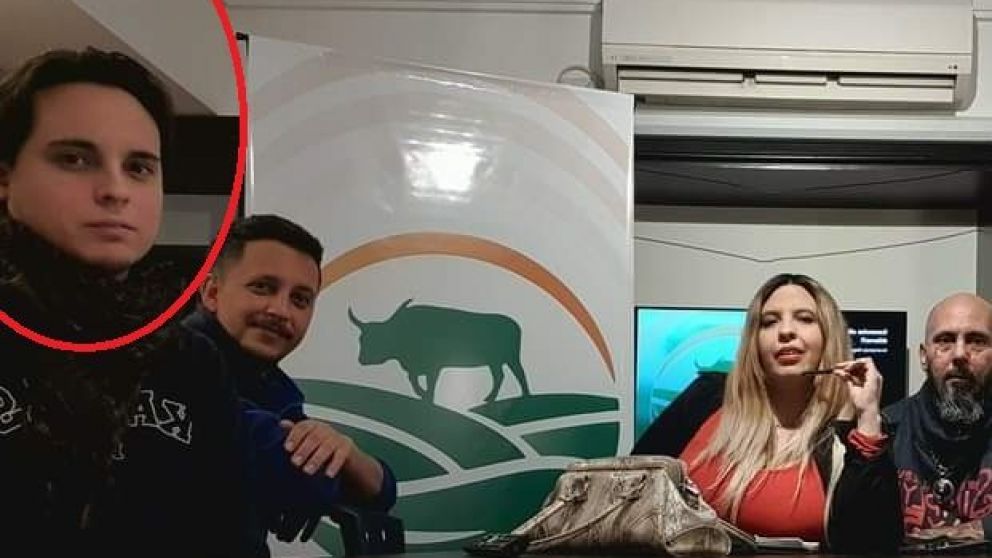 Estefanía Terán junto a Jorge Corriols y Gabriel Fader