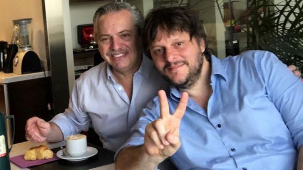 Alberto Fern�ndez junto a Leandro Santoro / Mendoza Today
