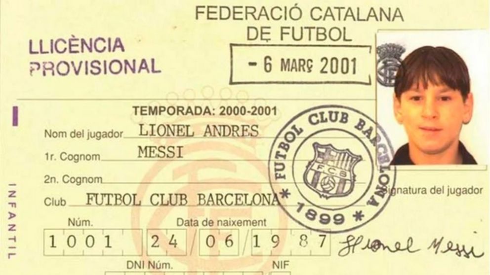 Messi, a 21 años de su llegada al Barcelona