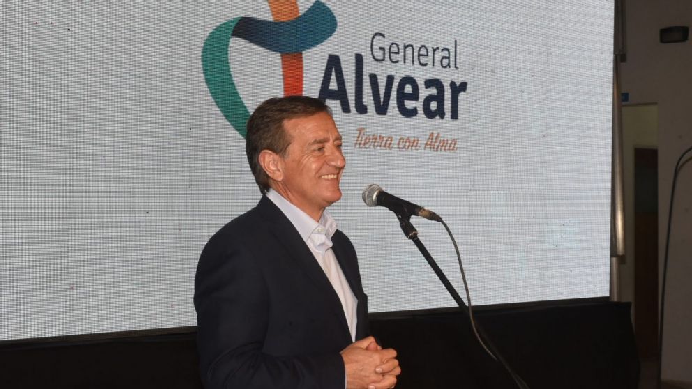 Rodolfo Suarez en General Alvear/Prensa gobierno de Mendoza