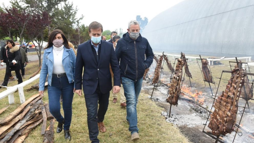 Rodolfo Suarez junto a Julio Cobos/Prensa gobierno de Mendoza