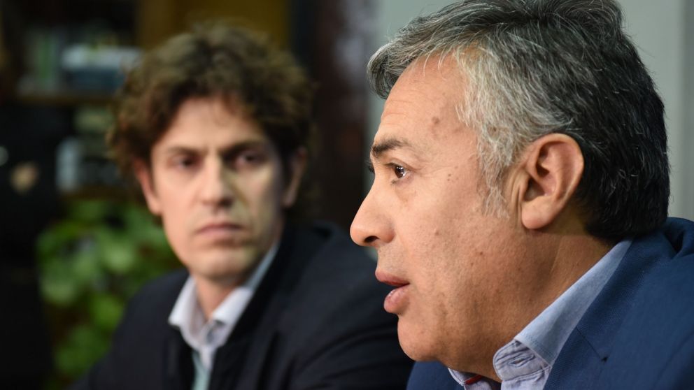 Alfredo Cornejo junto a Mart�n Lousteau/Sitio Andino
