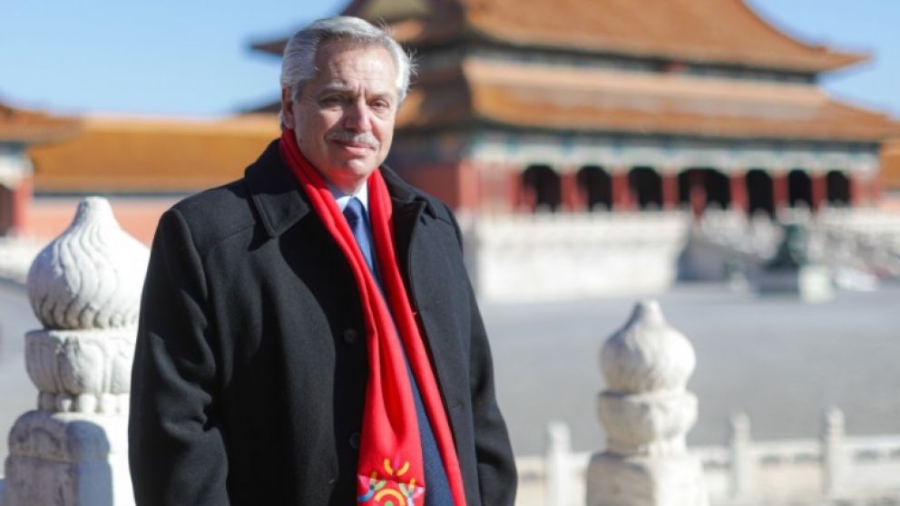 Alberto Fern�ndez en China / NA
