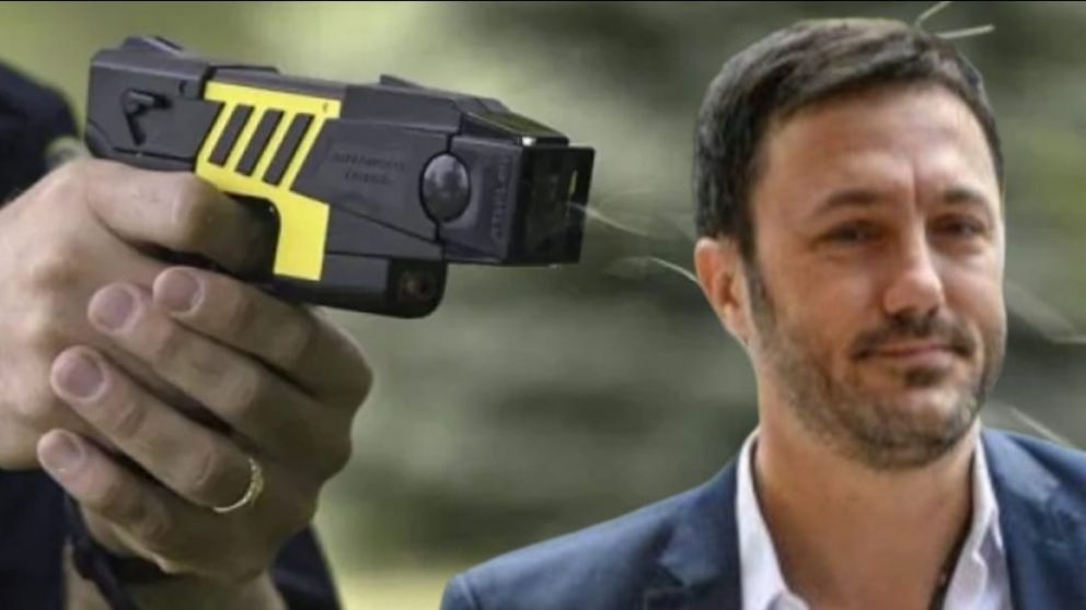 Luis Petri present� hace un a�o un proyecto para autorizar el uso de pistolas Taser y sigue en veremos