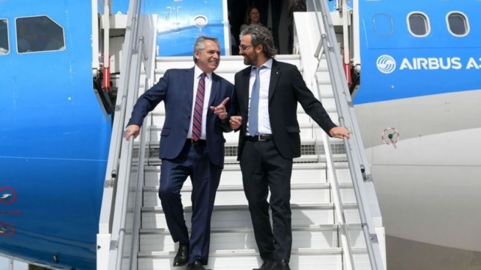 Alberto Fernández junto a Santiago Cafiero / Mendoza Today