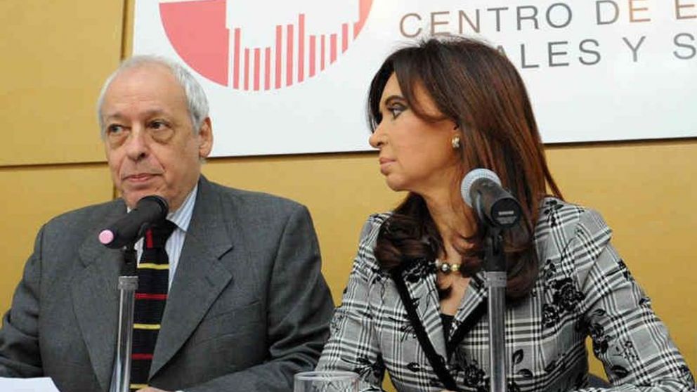 Cristina Kirchner junto a Horacio Verbitsky / La Voz