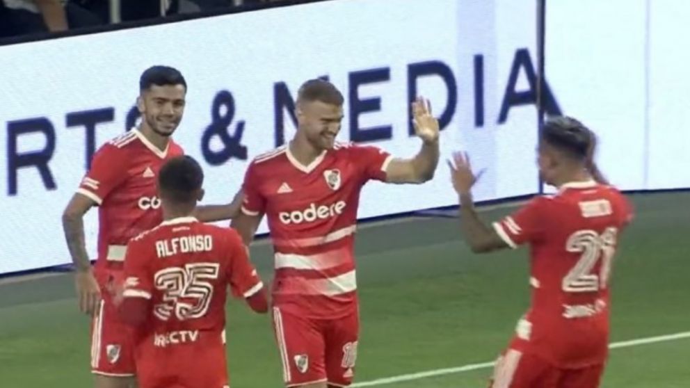 River se llevó un triunfo ante Monterrey en el primer partido de la gira por EEUU