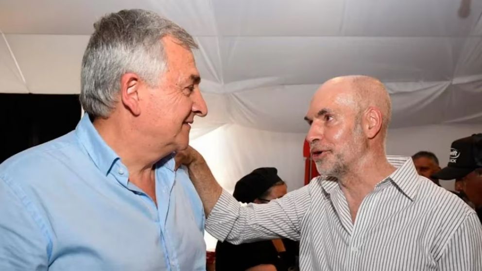 Gerardo Morales junto a Horacio Rodríguez Larreta / Infobae