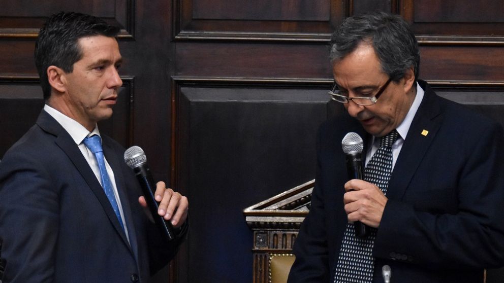Andrés Lombardi y Enrique Tomás / Legislatura Mendoza