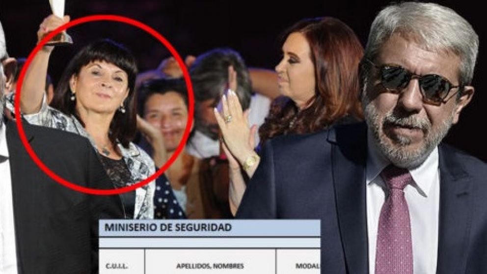 Susana Trimarco es empleada del Ministerio de Seguridad a cargo de Aníbal Fernández