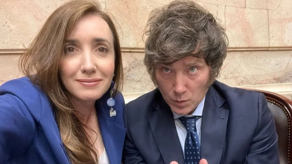 Javier Milei y Victoria Villarruel