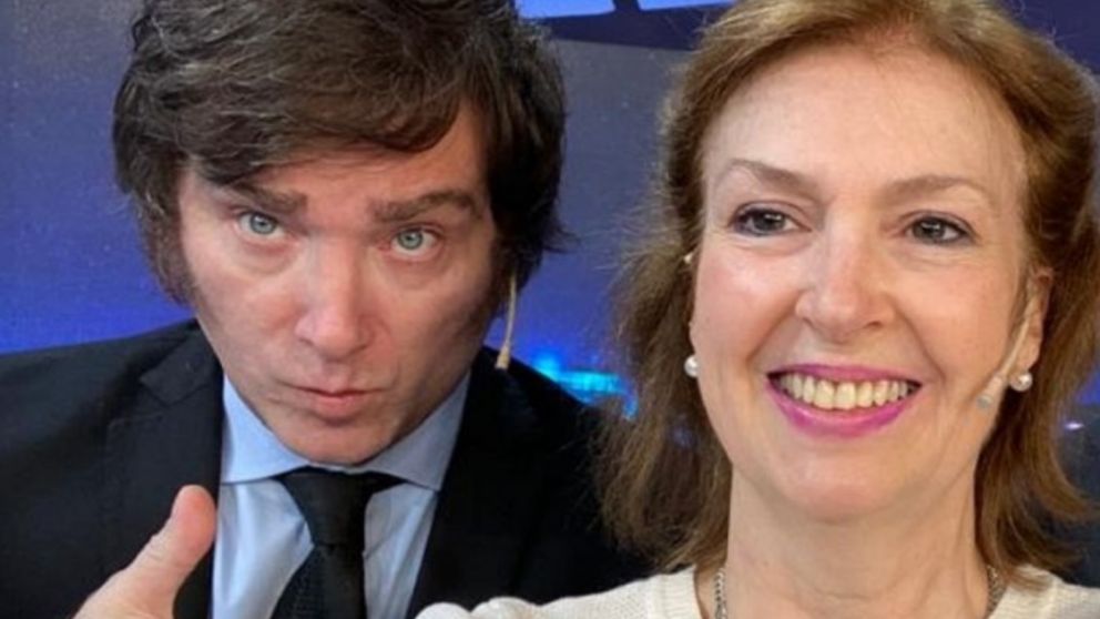 Javier Milei y Diana Mondino / NA