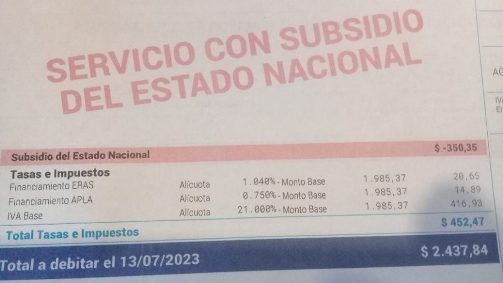 ????? El Estado bobo en toda su dimensión: subsidios e impuestos en la misma factura
