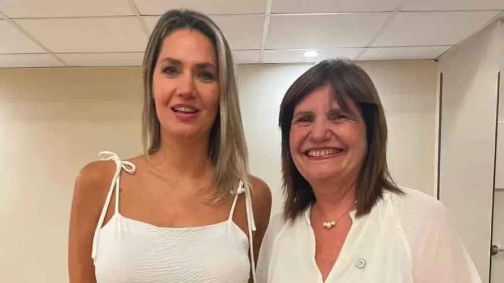 Patricia Bullrich junto a Carolina Losada / NA
