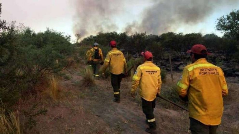 Brigadistas del Plan Provincial de Manejo del Fuego se suman al combate de incendios en sur del pa�s