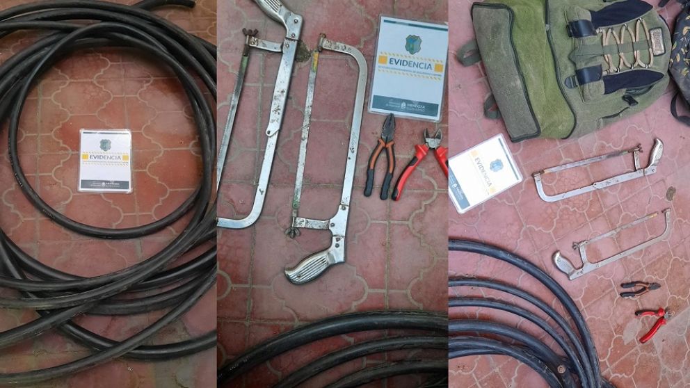 Fenómeno en ascenso: dos jóvenes fueron detenidos robando cables en pleno centro mendocino