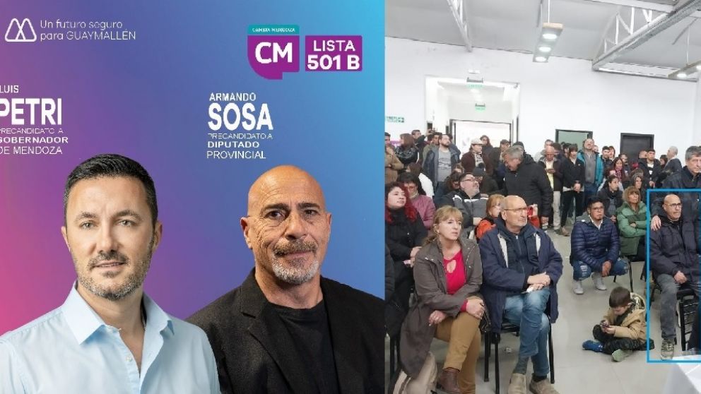 Foto: Sosa junto a Petri y Sosa en evento junto a Marcelino Iglesias