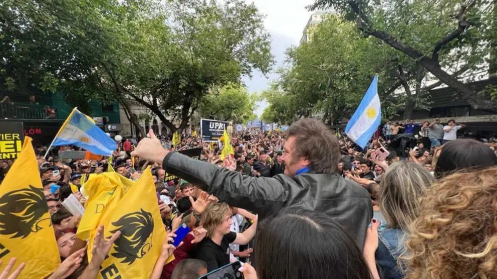 Milei en Mendoza / Prensa LLA