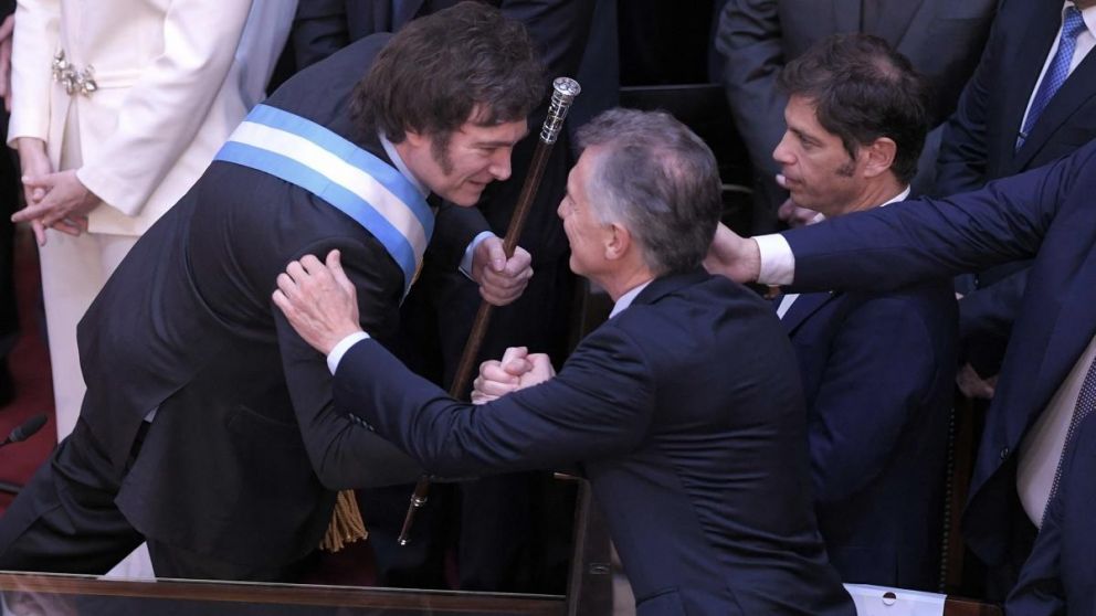 Javier Milei y Mauricio Macri / Télam