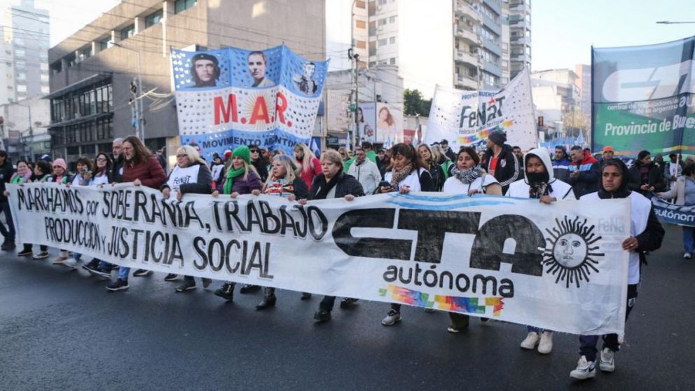 La CTA y las organizaciones que integran la campa�a contra el DNU 70/23 se movilizar�n el 7 de agosto por San Cayetano