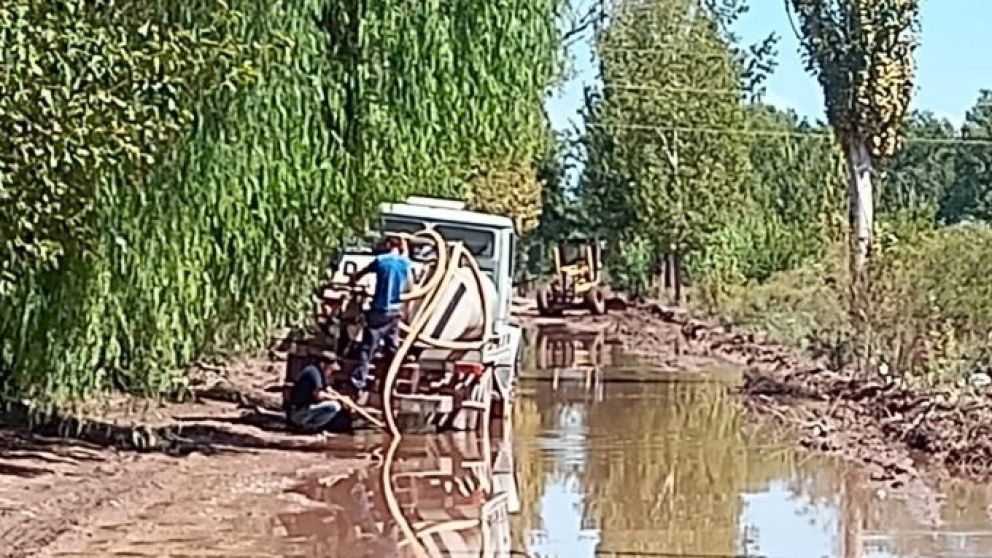Vialidad Mendoza normaliza el tr�nsito en el Este y Lavalle tras las lluvias de los �ltimos 15 d�as