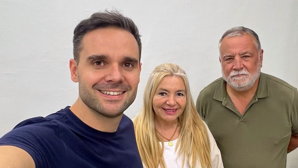 Gabriel Pradines, Laura Balsells Miró y Martín Rostand / X