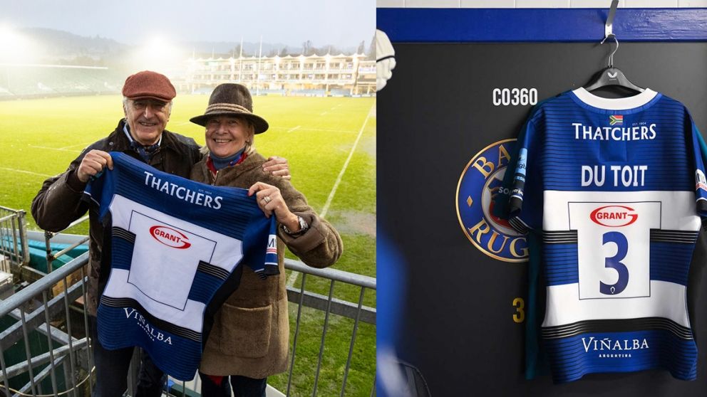 Una bodega de Tupungato aparecerá en las camisetas de un equipo de rugby inglés
