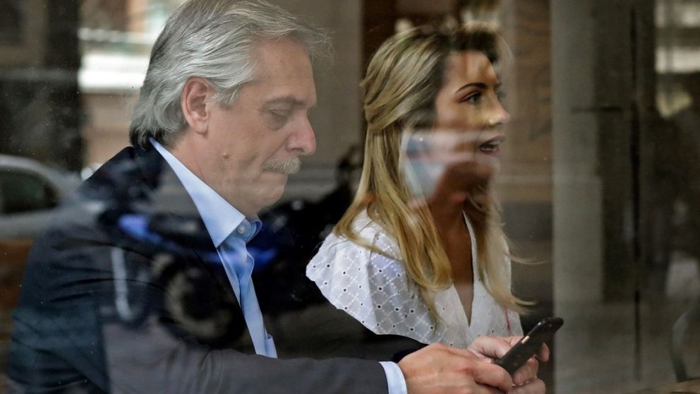Alberto Fernández y Fabiola Yañez / Télam