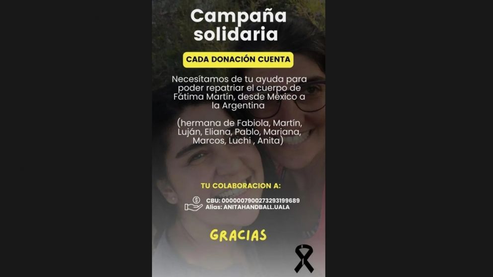 Juntan fondos para repatriar el cuerpo de la mendocina asesinada en México