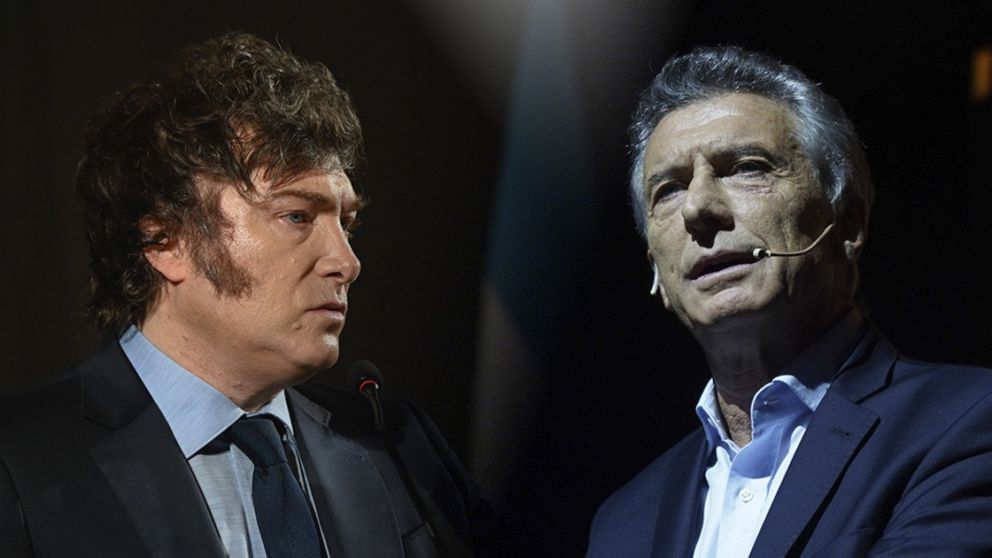 Javier Milei y Mauricio Macri