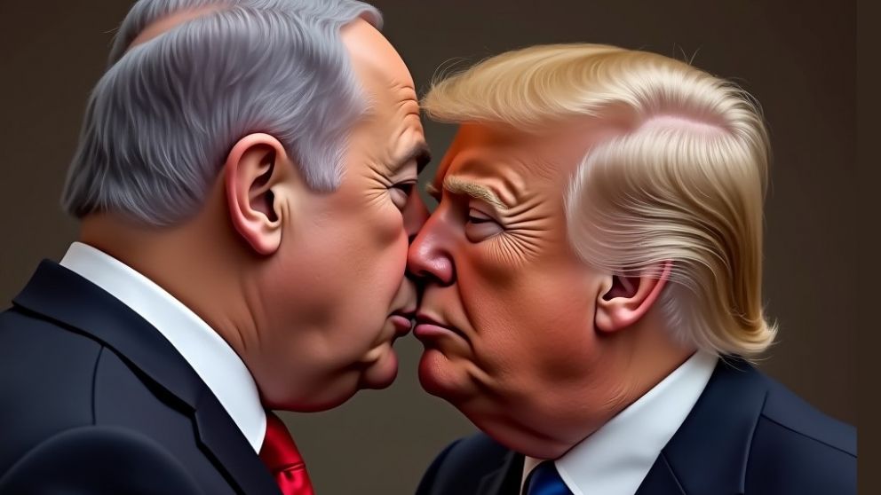 Donald Trump y Benjamin Netanyahu
