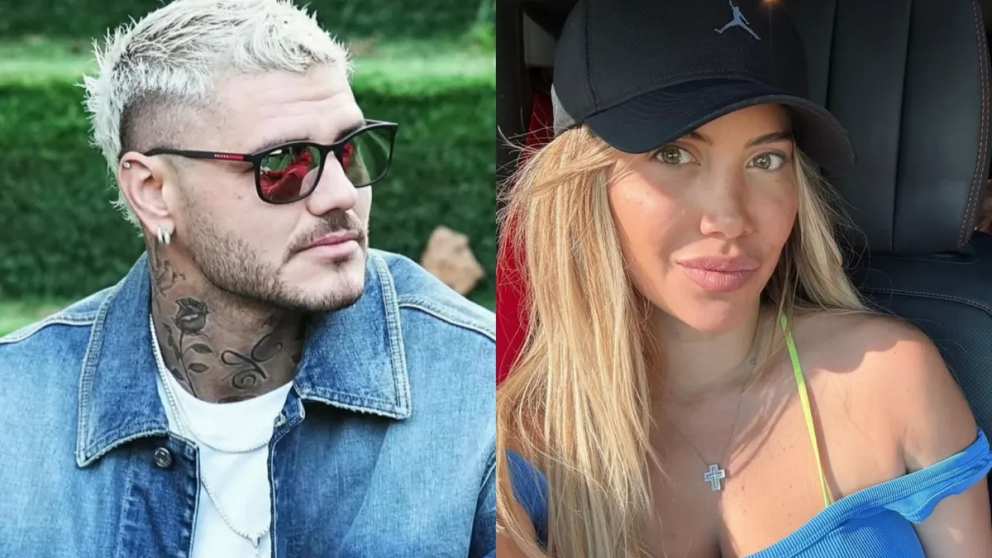 Wanda Nara y Mauro Icardi. Gentileza. 

