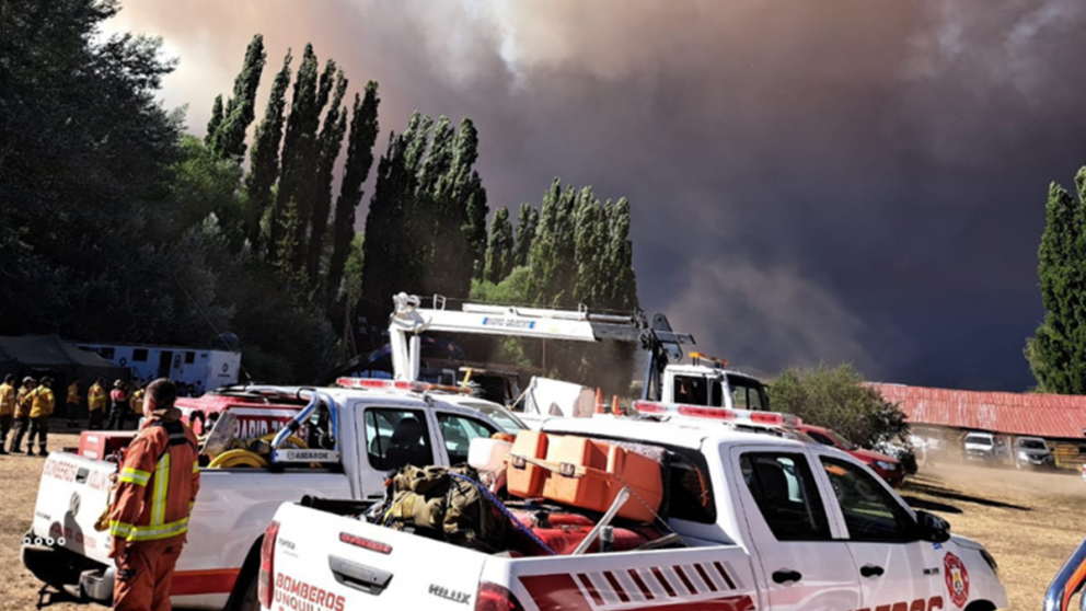 El humo de los incendios en la Patagonia ya llegó al sur de Mendoza