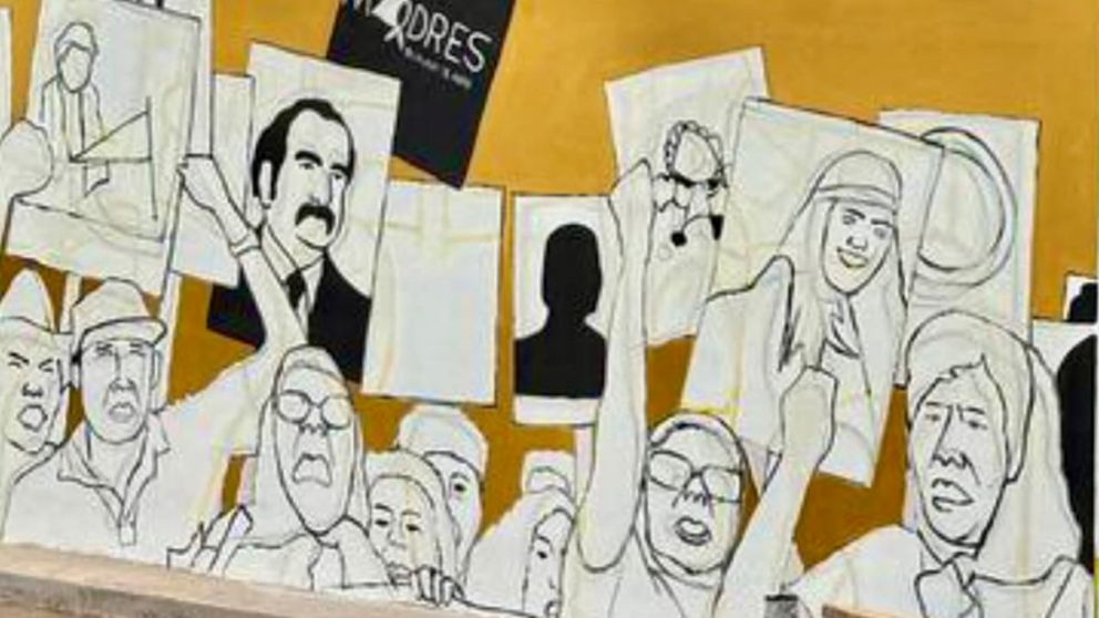 Marcha atr�s con el mural en Ciencias Agrarias de la UNCuyo: quitaron la simbolog�a pol�mica