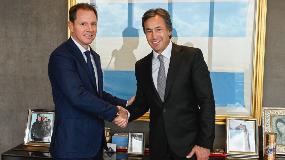 Juan Parma junto a Jorge Brito