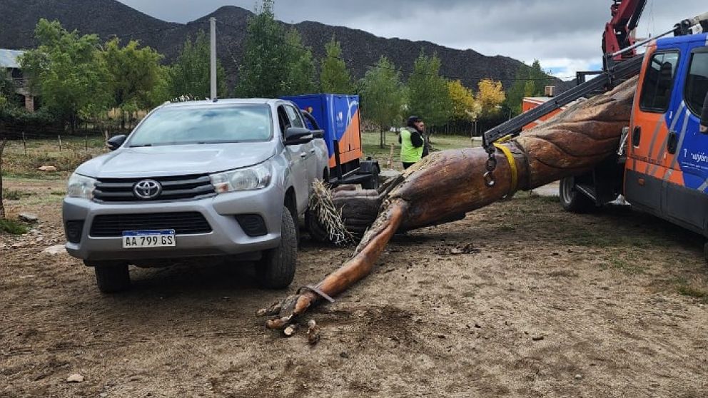 ATE Tunuyán exige respuestas por la caída del Cristo en el Manzano Histórico