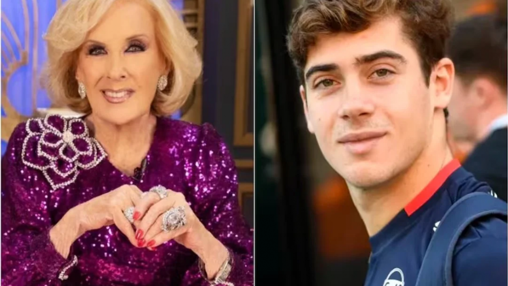 La emoción y el mensaje de Mirtha Legrand a Franco Colapinto