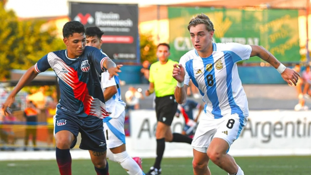 Argentina fue una tromba y gole� al equipo brasile�o. 
