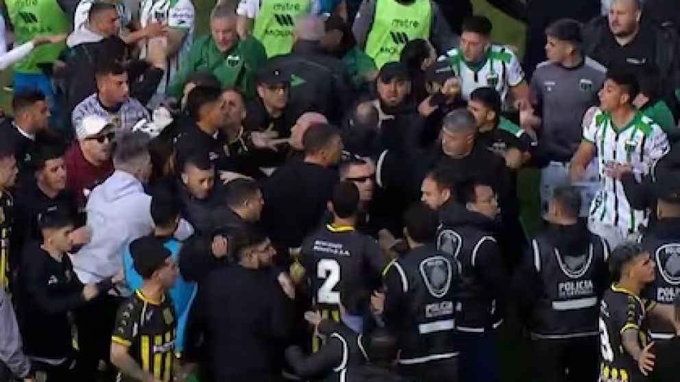 Los jugadores del Torito y La Frgata terminaron a los golpes.