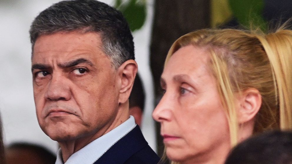 Jorge Macri y Karina Milei / NA