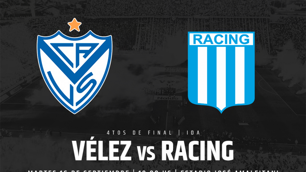 Vélez y Racing, frente a frente por un lugar en la semifinal de la Copa Libertadores.
