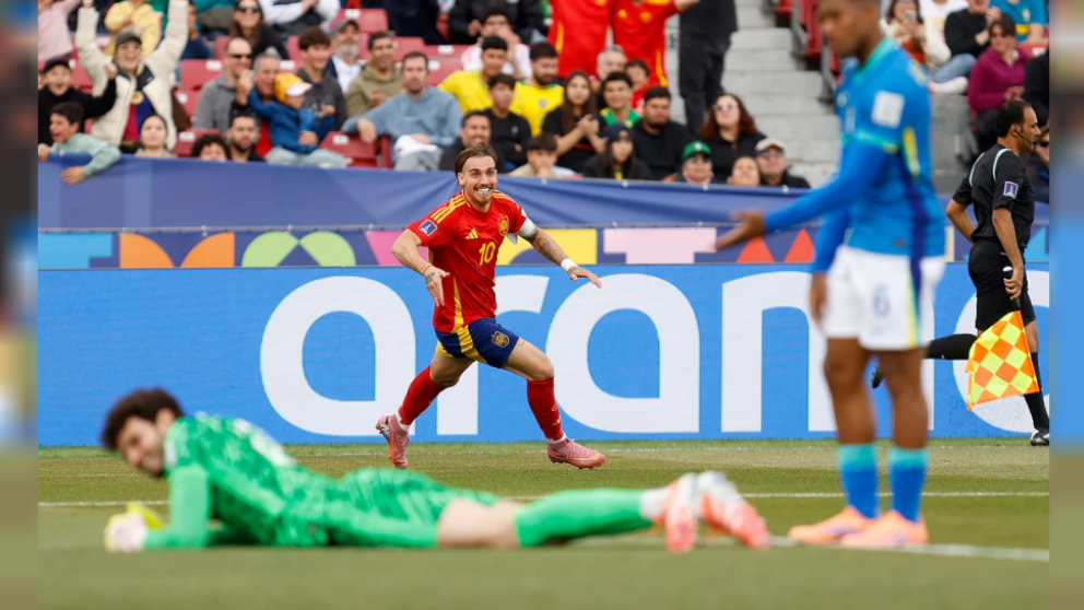 Brasil cayó ante España y se despidió de forma temprana del Mundial Sub 20.