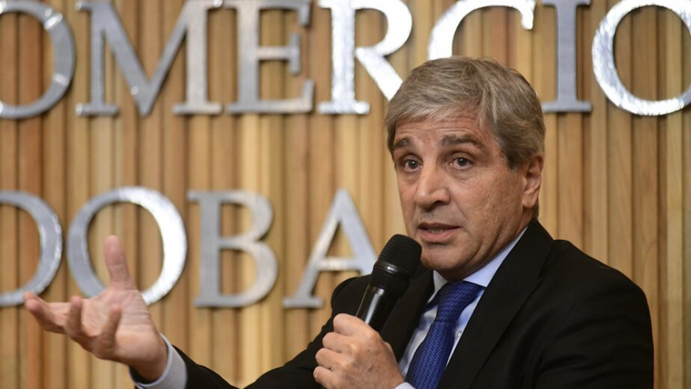 El ministro de Economía, Luis Caputo.