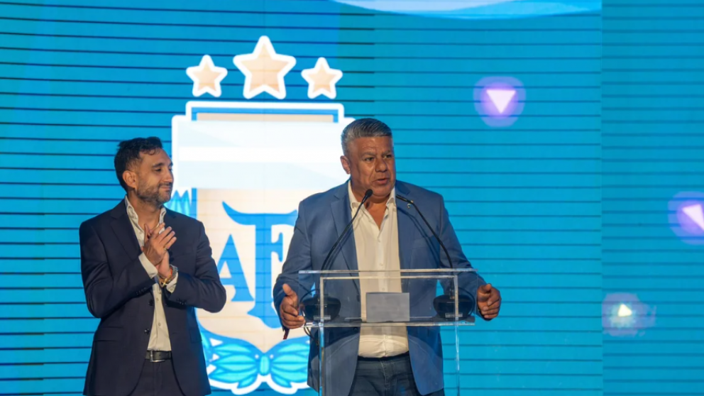 Ariel Vallejo y Claudio “Chiqui” Tapia..
