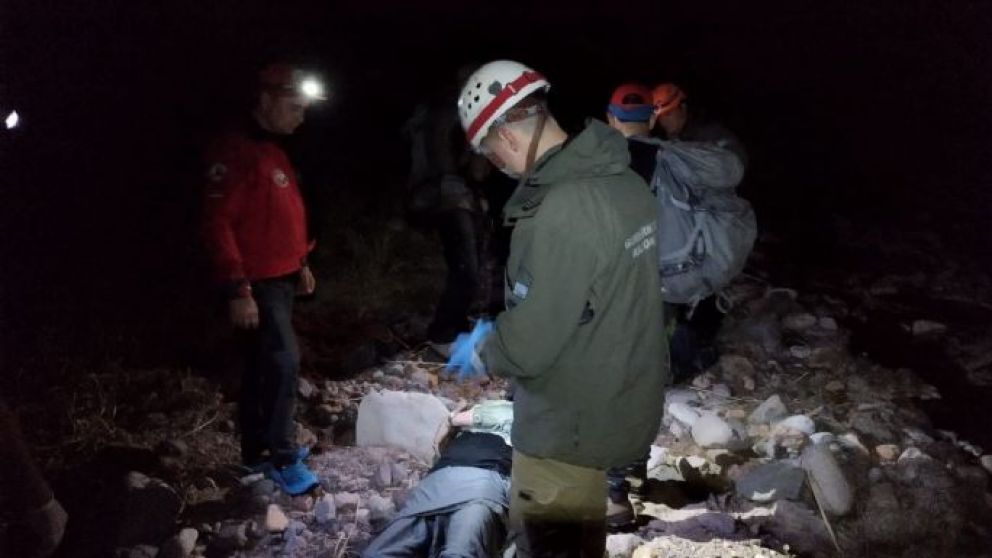 Rescataron e identificaron un cuerpo en descomposici�n hallado en una quebrada de Uspallata