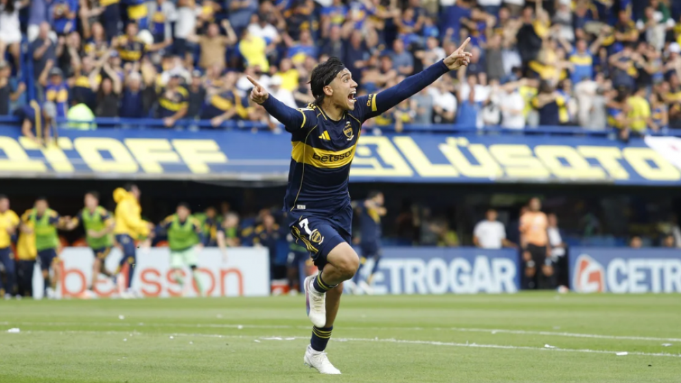 El Changuito Zeballos marcó el primero de Boca.